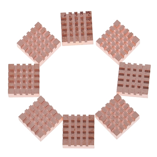8pcs Copper Heat Sink For DDR DDR2 DDR3 RAM Memory