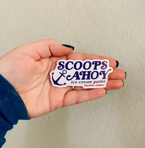 Scoops Ahoy-Stranger Things Sticker/Magnet