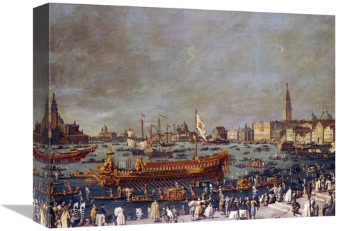 Global Gallery GCS-267518-16-142 16 in. The Doge in the Bucintoro Art 