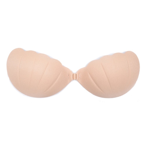 Women Bra Shell Shape Sexy Ladies Sticky Silicone