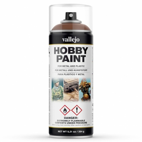 Acrylicos Vallejo VJP28019 400 ml Spray Paint - Beasty Brown
