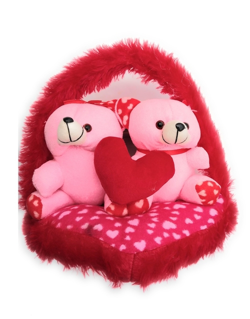 Couple on heart Teddy bear