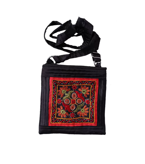 Black Square Women Sling Bag