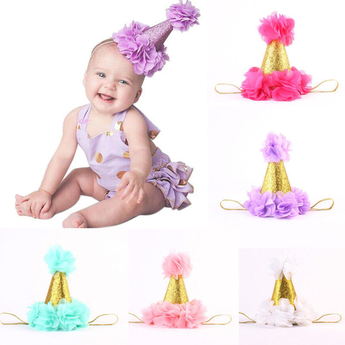 Birthday Princess HairBand Kids Girls Baby