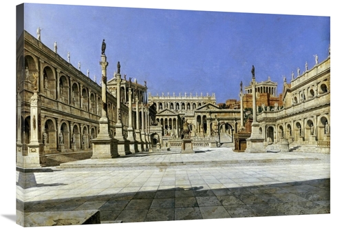 Global Gallery GCS-266492-36-142 36 in. The Roman Forum Art Print - Jo