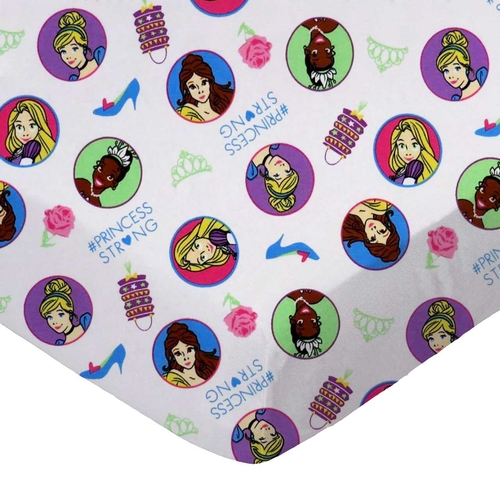 SheetWorld Fitted Crib Sheet Set - 100% Cotton Jersey - Princess