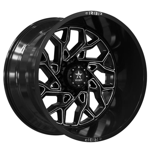 RBP-Pilot 022127344B 22 x 12 in. 78 mm 80R Scorpion Gloss Wheels with 