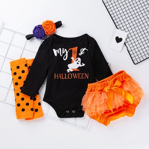 Infant Newborn Baby Girl Clothes Halloween Romper