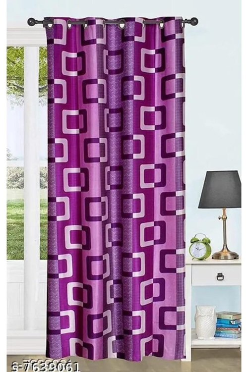 Printed Curtain Pack of 1 curtain Attractive curtain Size 7ft. Color