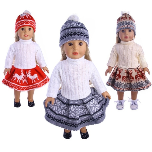 2018 toys for girls  Snuggly Cute Sweater Outfit