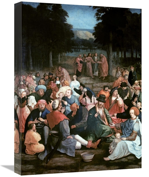 Global Gallery GCS-283298-22-142 22 in. Miracle of the Loaves & the Fi