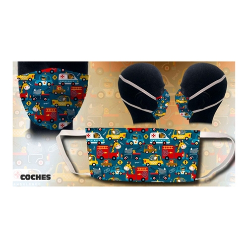 Hygienic Face Mask Cars 3-6 years