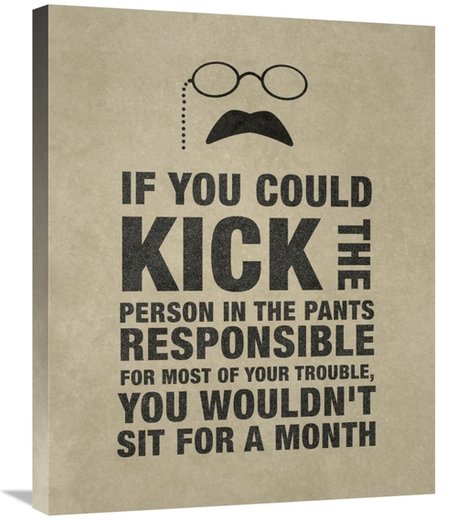 Global Gallery GCS-393906-2228-142 22 x 28 in. Teddy Roosevelt - Kick 