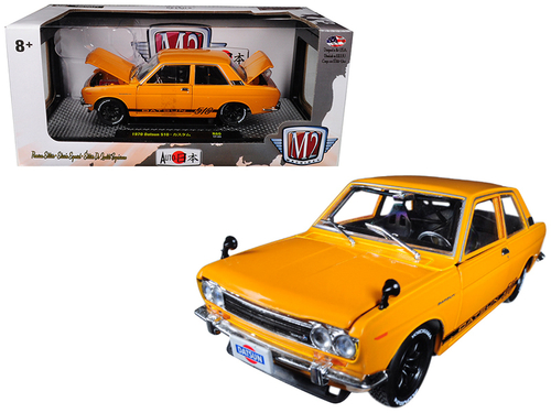 1970 Datsun 510 Bronze Yellow  \Auto-Japan\" 1/24 Diecast Model Car by