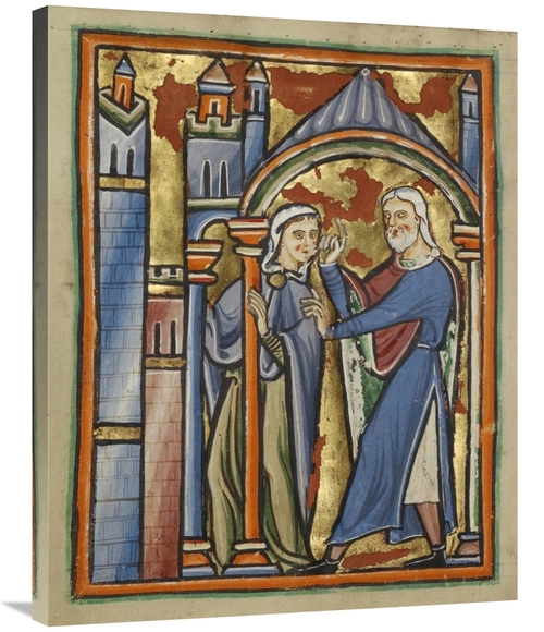 Global Gallery GCS-457576-2835-142 28 x 35 in. The Meeting at the Gold