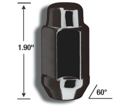 GORILLA 4119 7 x LBCB Lug Nut 0.56 In. X 18 Bulge Acorn