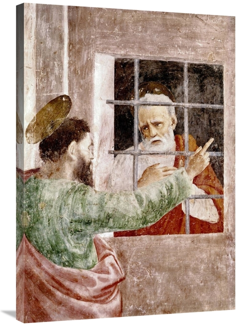 Global Gallery GCS-278417-36-142 36 in. St. Peter in Jail Art Print - 