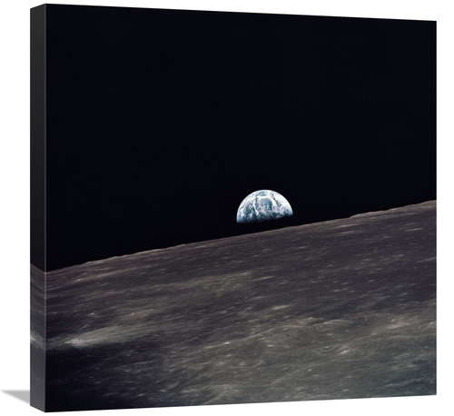 Global Gallery GCS-393565-2424-142 24 x 24 in. Earthrise, Viewed f