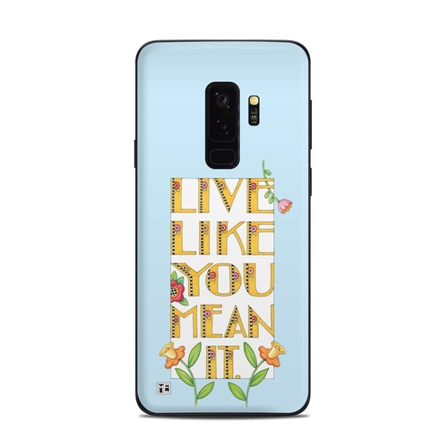 DecalGirl SGS9P-YOUMEANIT Samsung Galaxy S9 Plus Skin - Mean It