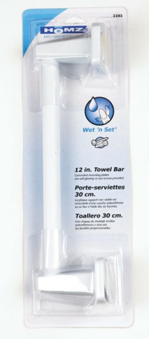 HPI 22820202.24 12 in. Bar Towel  White