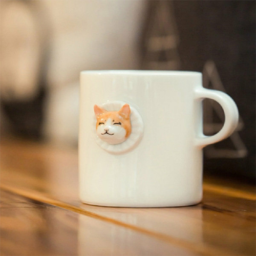 Cute Ceramic Cat Mug