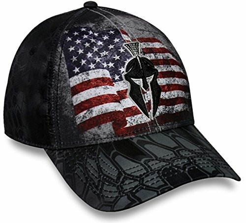 Kryptek USA Flag Typhon Black Hat