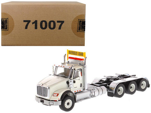 International HX620 Day Cab Tridem Tractor White 1/50 Diecast Model by