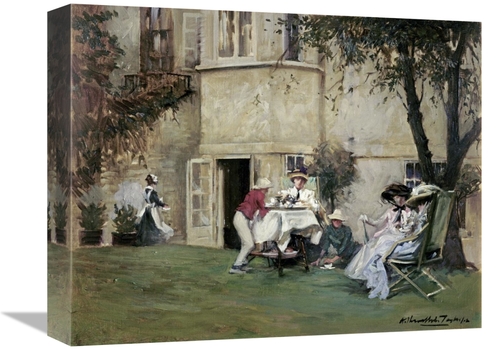 Global Gallery GCS-267375-16-142 16 in. Tea in the Garden Art Print - 