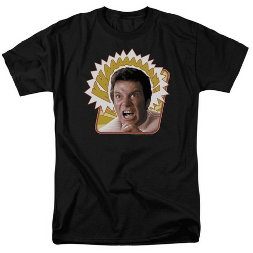 Trevco Star Trek-Khaaaaaan - Short Sleeve Adult 18-1 Tee - Black- 5X