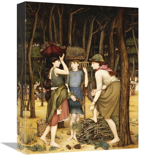 Global Gallery GCS-267332-16-142 16 in. Pine Woods at Viareggio Art Pr