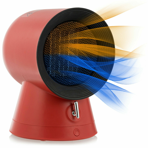 Adjustable Desk Oscillating Heater PTC Ceramic with Tip-over Switch