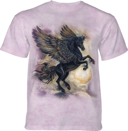 The Mountain 1565950 Pink Pegasus Youth Classic Tee - Small