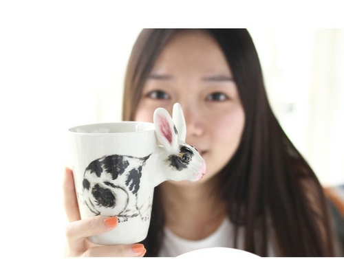 3D Zodiac Animals Painted Coffee Mug