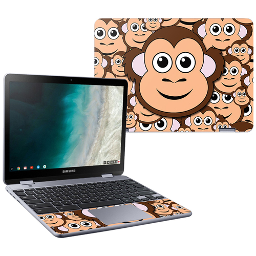 MightySkins SACHPLLTE-Monkey Skin for Samsung Chromebook Plus LTE 2018