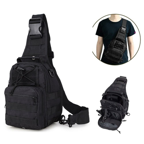 Tactical single Shoulder pack Multi-use waterproof chest cross body