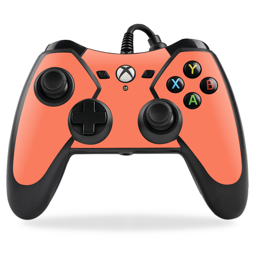 MightySkins PREXBONCO-Solid Salmon Skin for PowerA Pro Ex XBox One Con