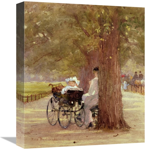 Global Gallery GCS-267675-16-142 16 in. A Rest in the Row Art Print - 