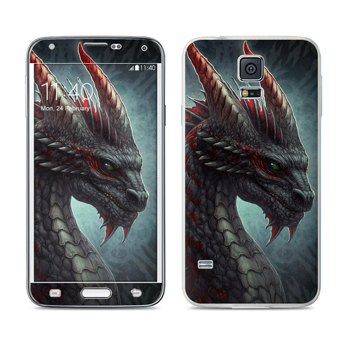 DecalGirl SGS5-BLKDRAGON Samsung Galaxy S5 Skin - Black Dragon