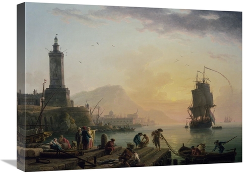 Global Gallery GCS-459982-1824-142 18 x 24 in. A Calm at A Mediterrane