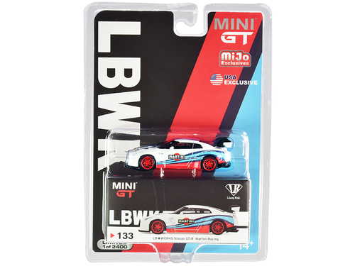 Nissan GT-R (R35) Type 1 LB Works with Rear Wing \Martini Racing\"