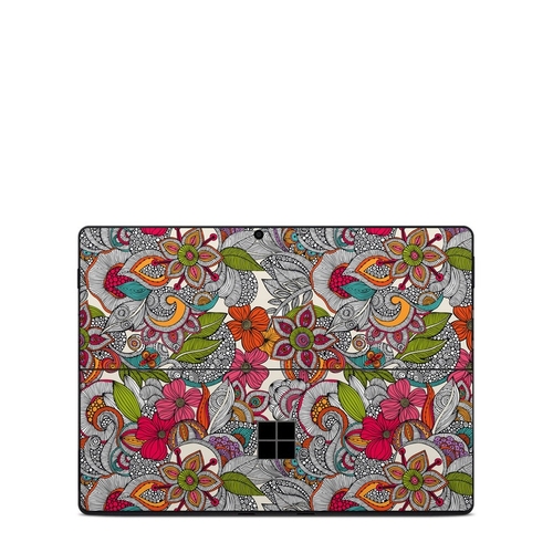 DecalGirl MSPX-DOODLESCLR Microsoft Surface Pro X Skin - Doodles Color