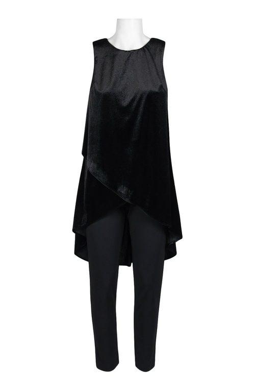 Adrianna Papell Crew Neck Sleeveless Zipper Back Fly Away Knit Crepe