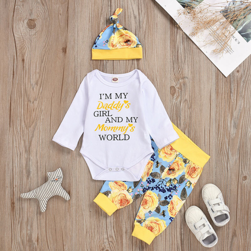 Pudcoco Autumn Newborn kids Baby Girls Cotton