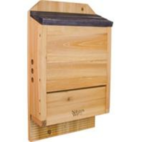 Natures Way Bird Products 66222 Cedar Series 3 Chamber Bat House  Ceda