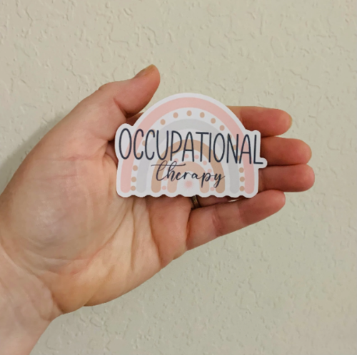 Rainbow- Occupational Therapist Sticker/Magnet