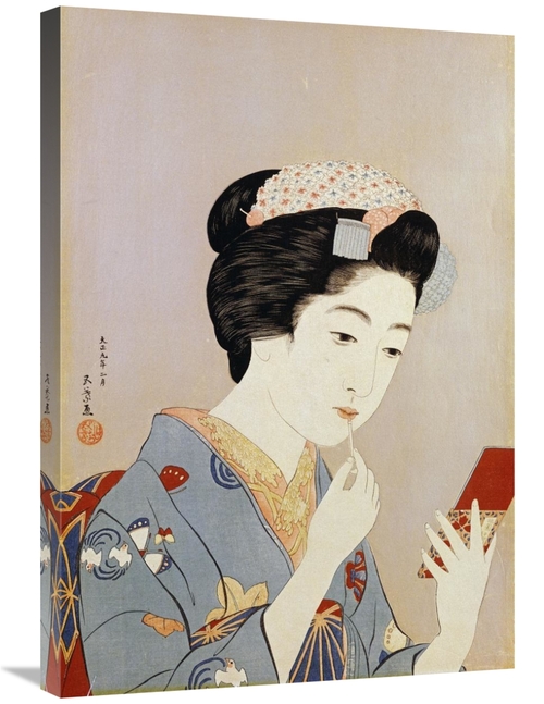 Global Gallery GCS-266423-30-142 30 in. A Maiko Applying Rouge to Her 