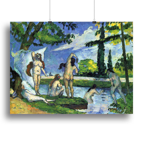 Bathers 4 by Cezanne Canvas Print or Poster