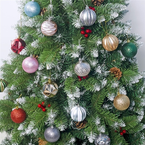Urijk 12Pcs Christmas Multi color Hanging Ball