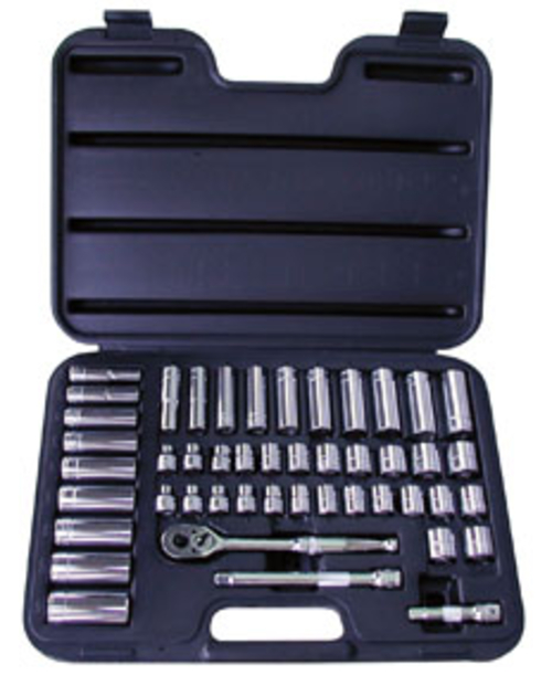 ATD Tools ATD-1245 6-Point Sae- Metric Socket Set- 47 Pc