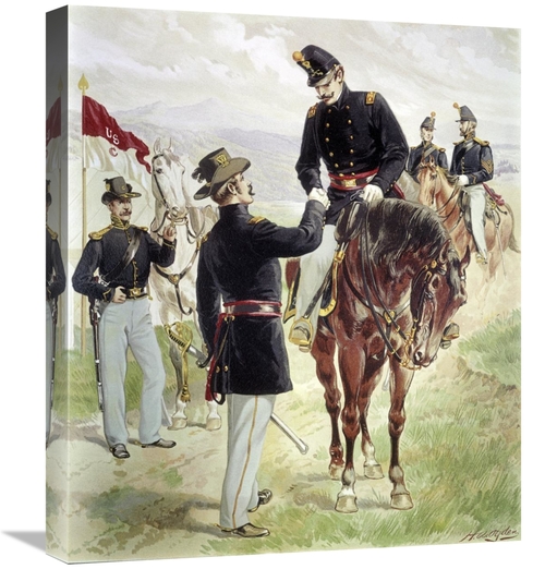 Global Gallery GCS-279018-22-142 22 in. Cavalry & Dragoons Art Print -